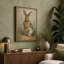 Watchful Hare Boho - Wrapped Canvas-1944236295-1944236317