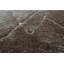 Tapis en polyester recyclé brun, cuivre, rouille et ivoire Nube Messina-106692606