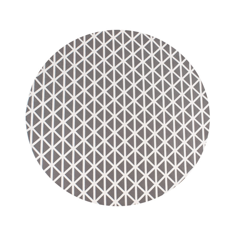 Outdoor Rug PANAJI Grey, Round 160 cm
