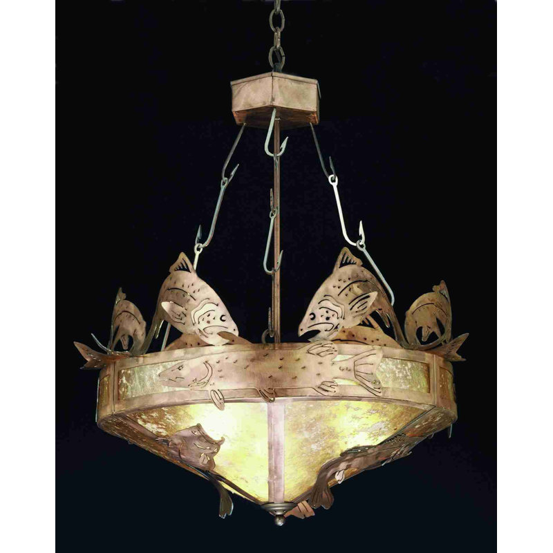 Rustic Lodge 2 - Light Pendant, Silver