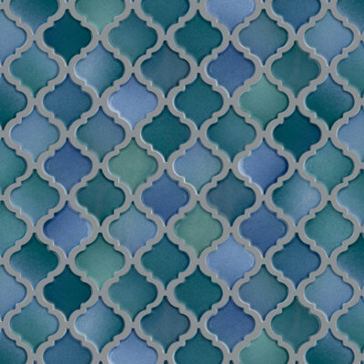 Carreau de mosaïque de porcelaine pour plancher et mur 12-3 / 8 "x 12-3 / 8" Hudson Tangier