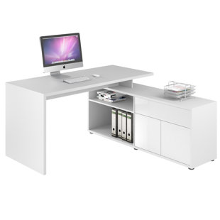 L-förmiger Computer-Schreibtisch