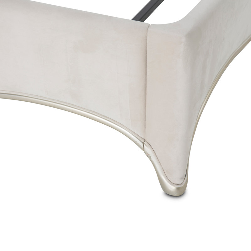 London Place Velvet Bed, King