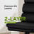 Mid-Back Swivel Task Chair with Arms-498340016