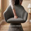 Upholstered Dining Chair, 47cm Seating Height-135412467-135412468-135963952