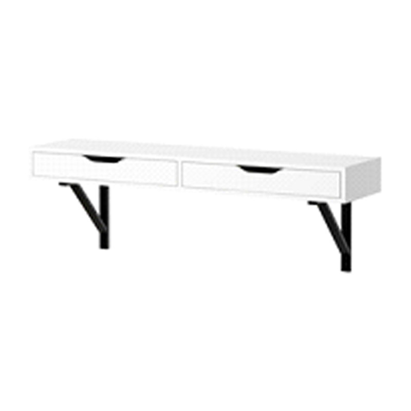 Solid Wood Base Floating Desk