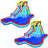 Plastic Novelty Inflatable Pool 16.5'' H x 16.4'' W x 23.5'' L