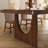Brown Rectangular Solid Wood Dining Table-1181581329