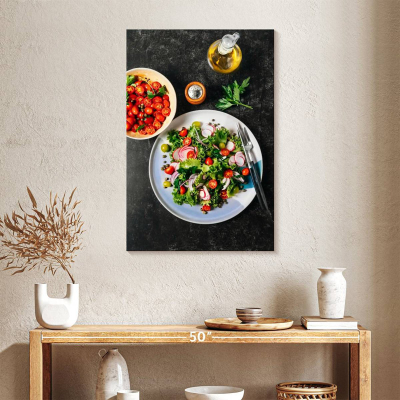 Yarlin Vegan Salad, 36" H x 24" W