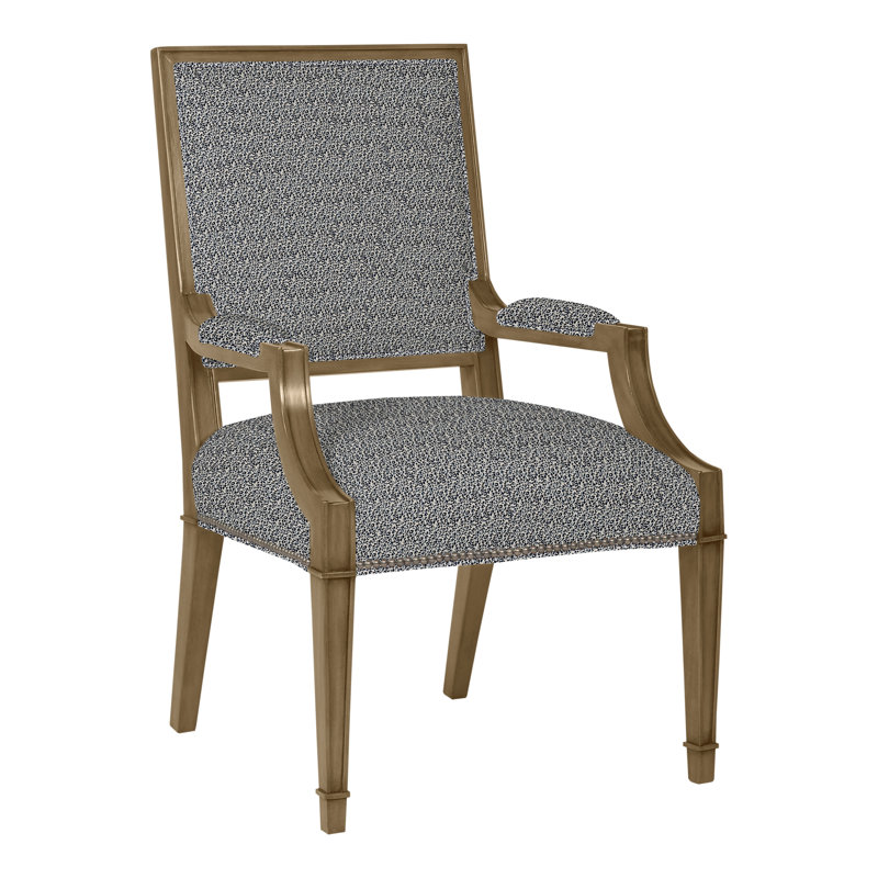 Michael Weiss Leighton Arm Chair, Hampton, Kennelly Snow, Yes