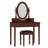 5-Drawer Makeup Vanity Table With Adjustable Angle Mirror-1394054481