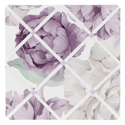Peony Floral Bulletin & Memo Board