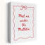 «Meet Me Mistletoe Invitation», impression d'art mural abstrait fantaisiste-510518634