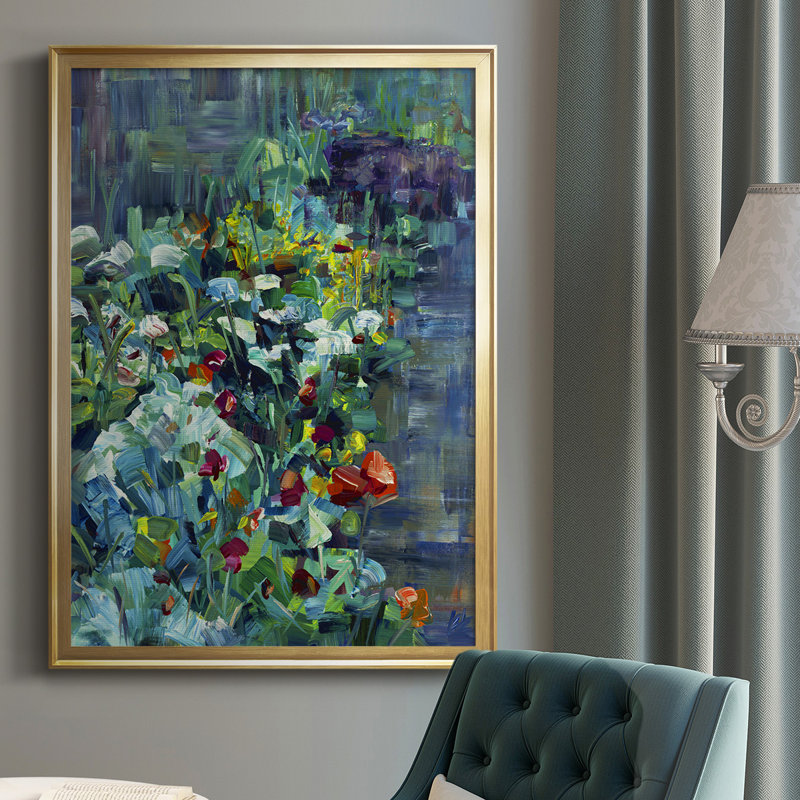 «Lots of Love in the Garden», impression d'un seul cadre photo, Encadrement doré, H 42,5 po x l 30,5 po x P 1 po