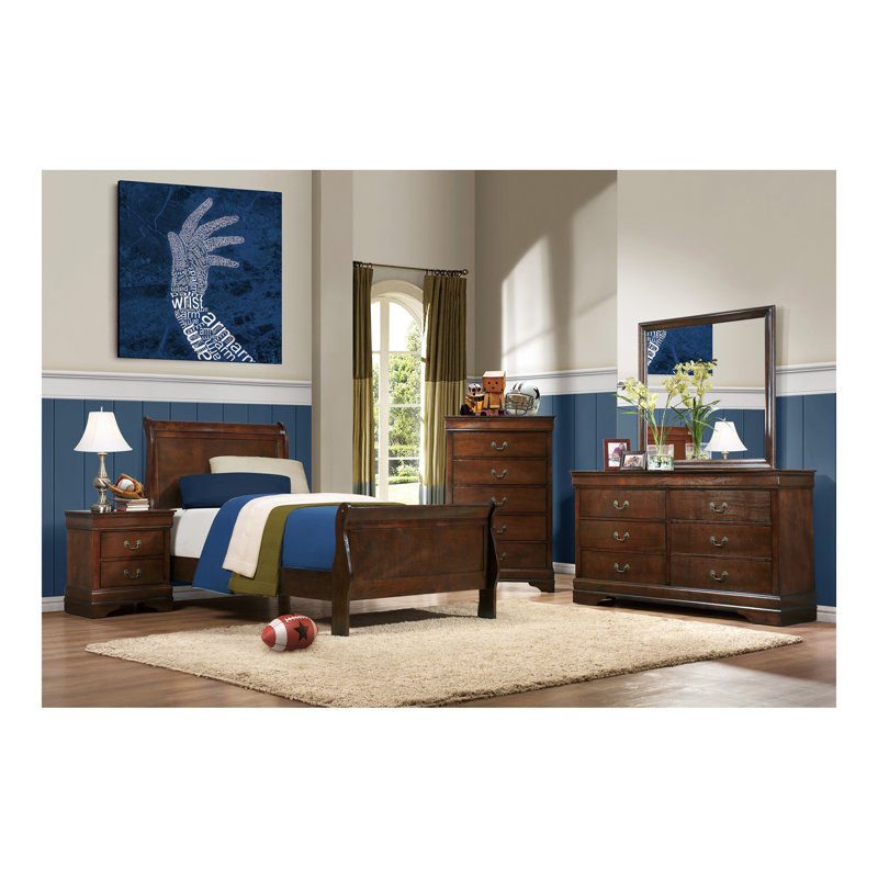 Meuble de chambre à coucher Traditional Design Traditional 1pc, Brun