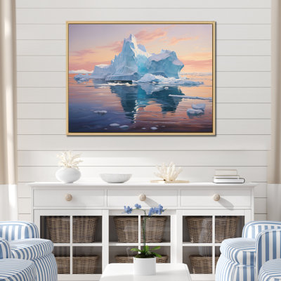 Iceberg bleu gelé sérénité