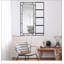 Miroir de meuble-lavabo moderne 30 po x 44 po avec tablette multifonctionnelle, grande salle de bain et miroir décoratif de salon