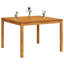 Table de salle à manger d'extérieur avec trou pour parasol en bois d'acacia massif-124139871-105853405
