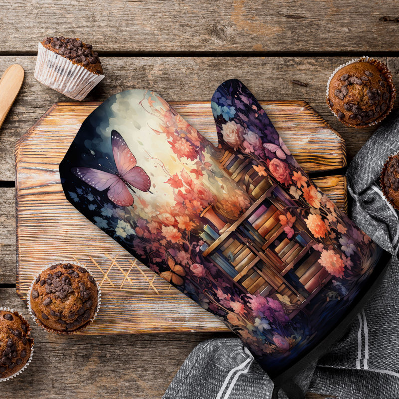 Fable Stacks Oven Mitt Cotton Twill