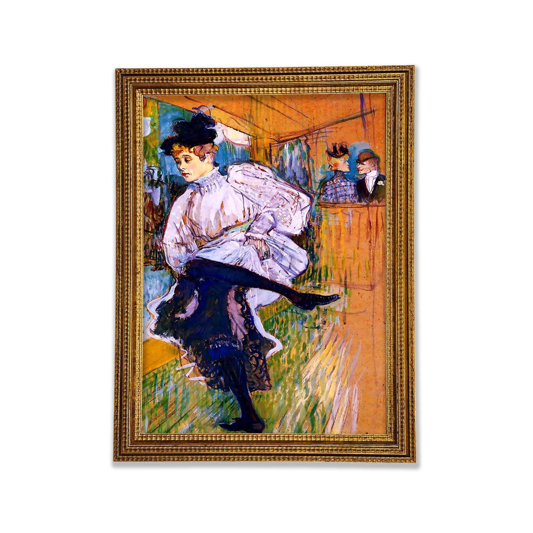 Toulouse Lautrec Jane Avril tanzt - Druck