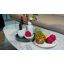 Plateau rond en marbre naturel Guein Susan, Arabescato