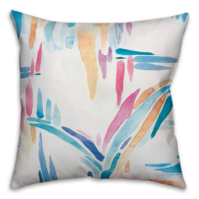 Coussin extérieur Summer Fun Brush Strokes