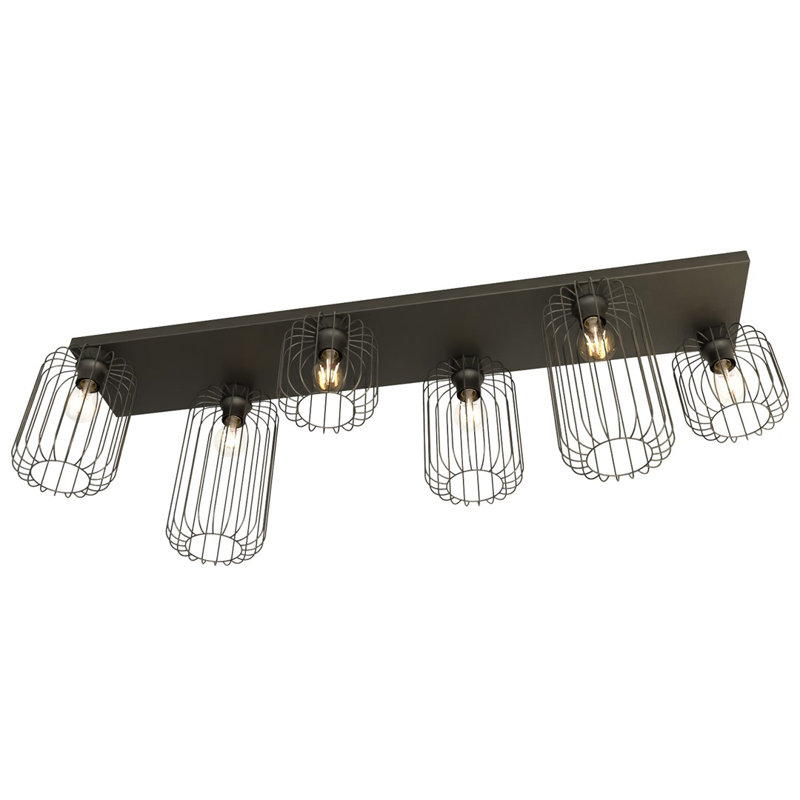Belissa Flush Mount, Matte Black
