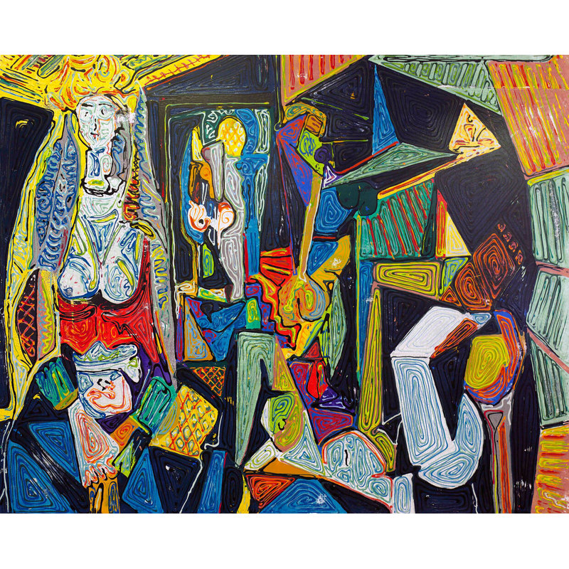 Never Keep A Lady Waiting Print, 60" W x 48" H