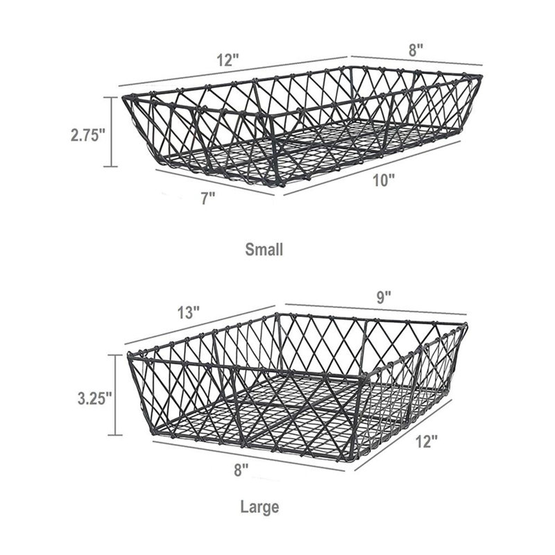 Aja Metal Tray - Set of 2