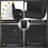 Charnetta 25In Heated Stadium Seat for Bleachers with Back Support, Portable Bleacher Seat USB 3 Levels of Heat-1741808794-1742264892