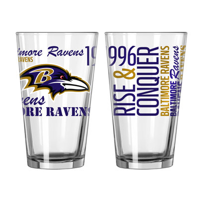 NFL 16oz. Drinking Glass Set