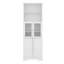 Grande armoire de rangement avec tablettes et portes