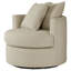 Fauteuil d'appoint pivotant rembourré Malwae-957727019