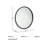 Chertsey Metal Flat Wall Mirror-1293081903