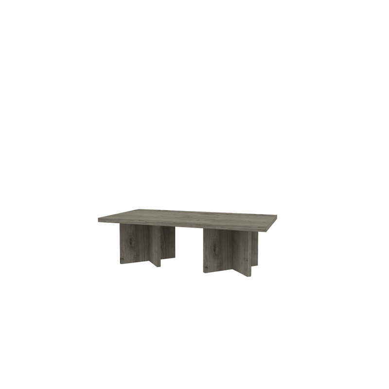 Table basse Cleora, Bois gris