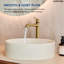 Single Hole Bathroom Faucet with Drain Assembly, Single Handle Bathroom Vessel Sink Faucet-124671809