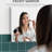 Bathroom Wall Cabinet With Mirror - Stainless Steel Construction Storage Shelves For