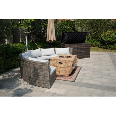 6 - Person Patio Conversation Set with Cushions