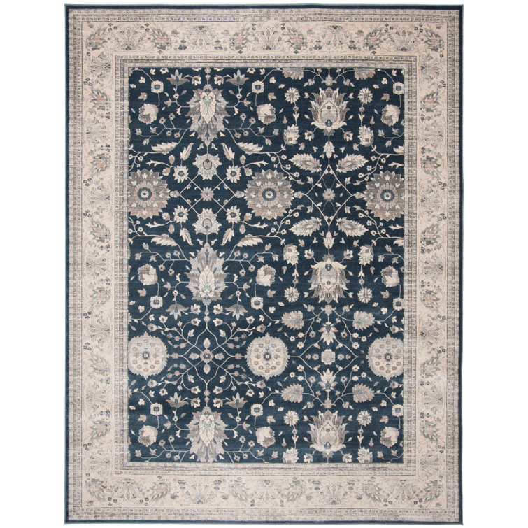 Richlands Floral Viscose Area Rug