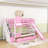 2 Drawers Bunk Bed with Storage Stairs, Slide and Shelves-2001035197-2001035194