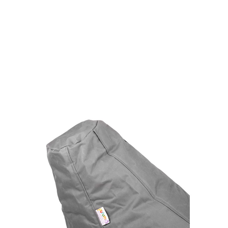 Comfortable Grey Bean Bag Chair, 31.5 x 29.5 x 11.8 inches | 100% Polyester with Waterproof Fabric, Removable Zipped Cover | Filled with Recycled Styrofoam Beads for Ultimate Relaxation, Perfect for Home & Office