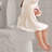 2 Pcs 19 Inch Elongated Toilet Seat Built-in Flip Up Child Seat Slow Close Anti-Pinch Stain Resistant PP Seat Quick Release Hinge Easy Install Family Bathroom Toilet Seat White