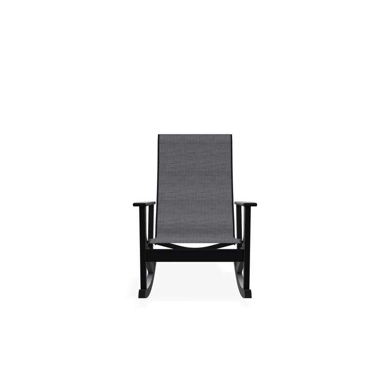 Fauteuil berçant Wexler, Noir, Étain Augustine
