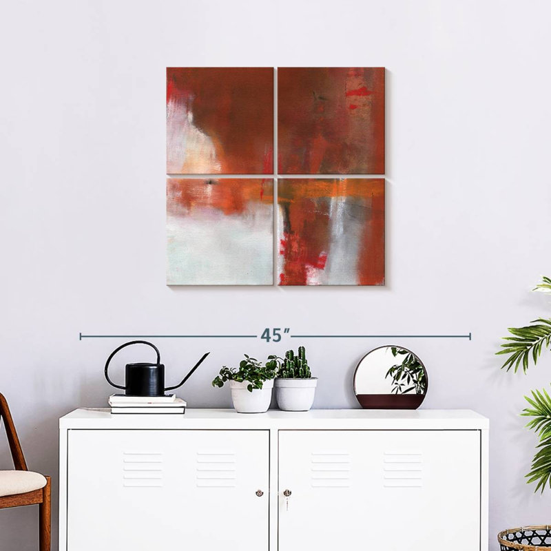 Crimson, 26" H x 26" W