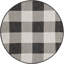 Tapis intérieur / extérieur noir et blanc Borrego-4979435