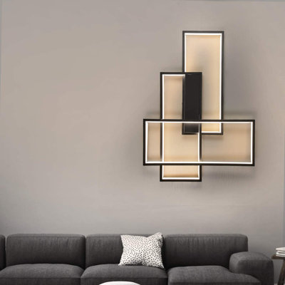 1-Light LED Integrated Semi Flush Mount