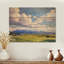 «Big Sky Horizon Meadows II - Montana», art mural en bois sur bois de pin naturel-370966550