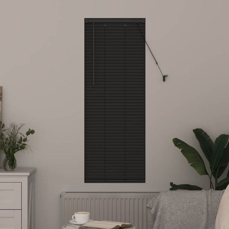 Horizontal/Venetian blind, Dark Gray, 130cm L x 50cm W