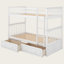 Lit superposé convertible avec tiroirs, structure en bois massif avec barrière de sécurité et rangement sous le lit-1232669731-1232669728