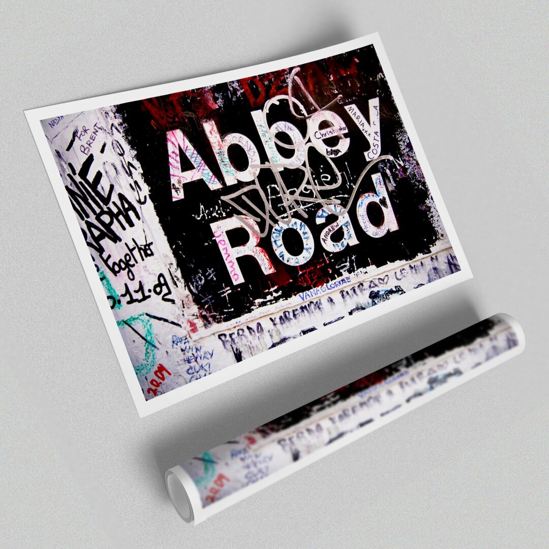 Typografische Kunst Abbey Road